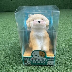 Squishy Puppy Stress Toy Realistic Jiggly Dog Figure NIB Gift